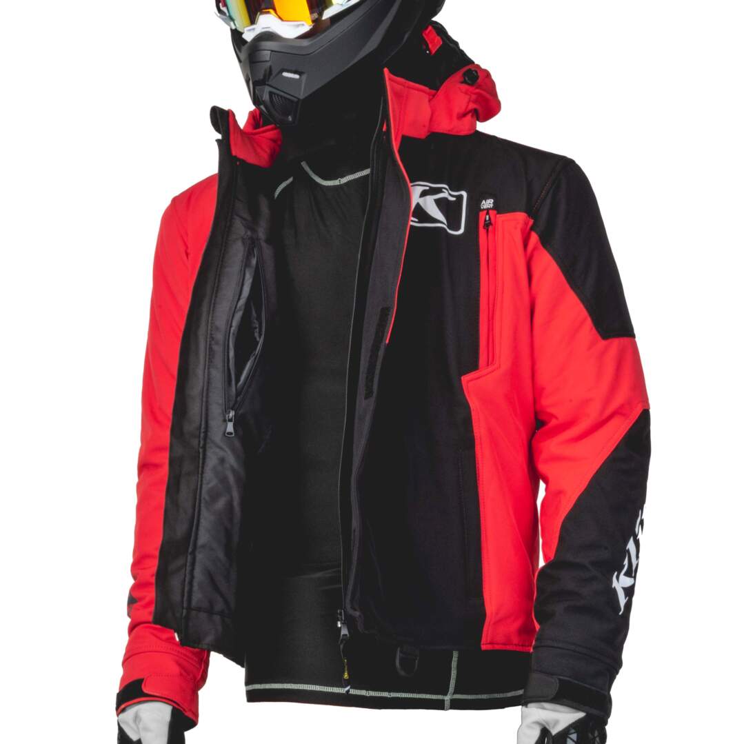 Куртка для снегохода KLIM KOMPOUND №1 black-red (текстиль) (S)